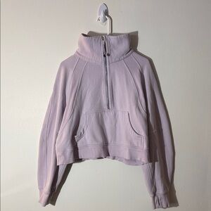 Lululemon Scuba Sweater - Half Zip - Lavender